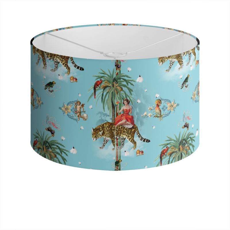 Garden of Eden Drum Ceiling Lampshade Heavenly