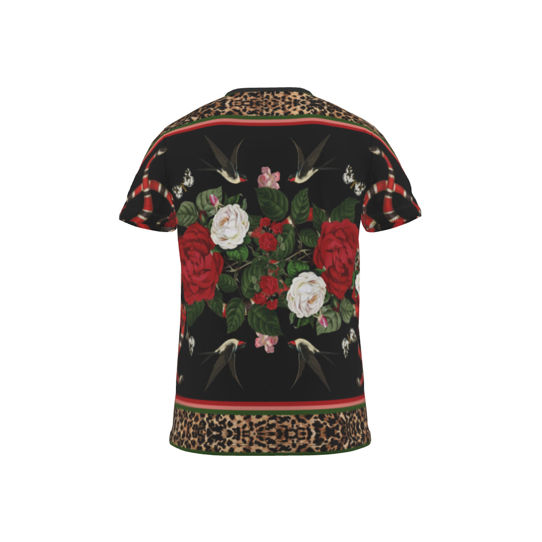 Rock 'N' Roses Unisex Round Neck T-Shirt - Ink