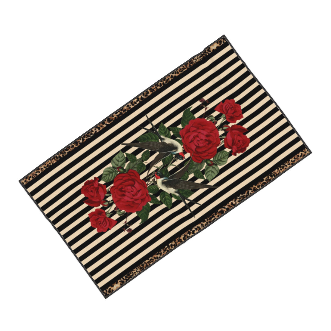 Rock 'N' Roses Beach Towel - Stripe