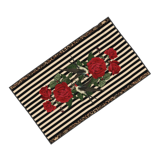 Rock 'N' Roses Beach Towel - Stripe