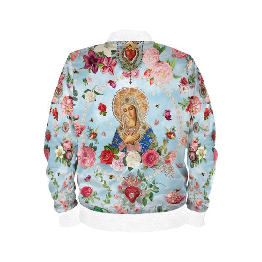 Madonna Men's Satin Bomber Jacket