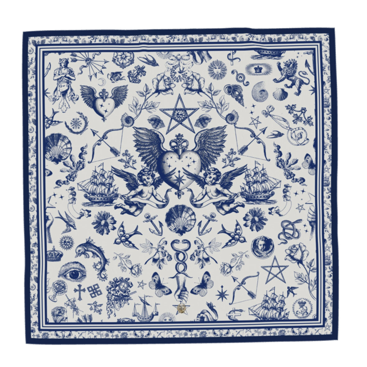 Tattoo Angel Silky Scarf