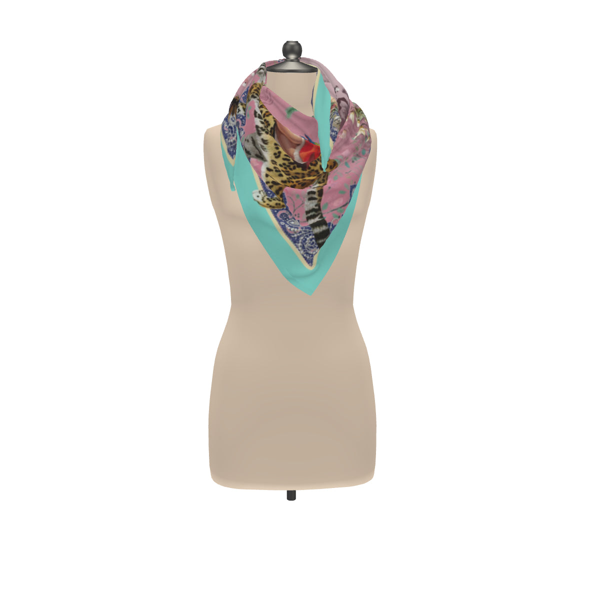 Pink Mary Silky Scarf