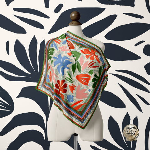 Palermo 75 Silky Scarf