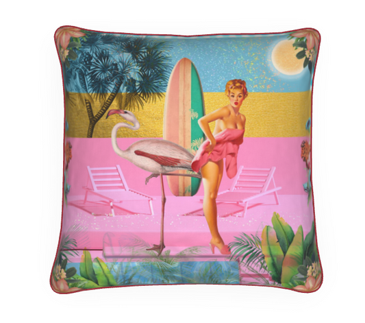 Barbie - Luxury Velvet Cushion