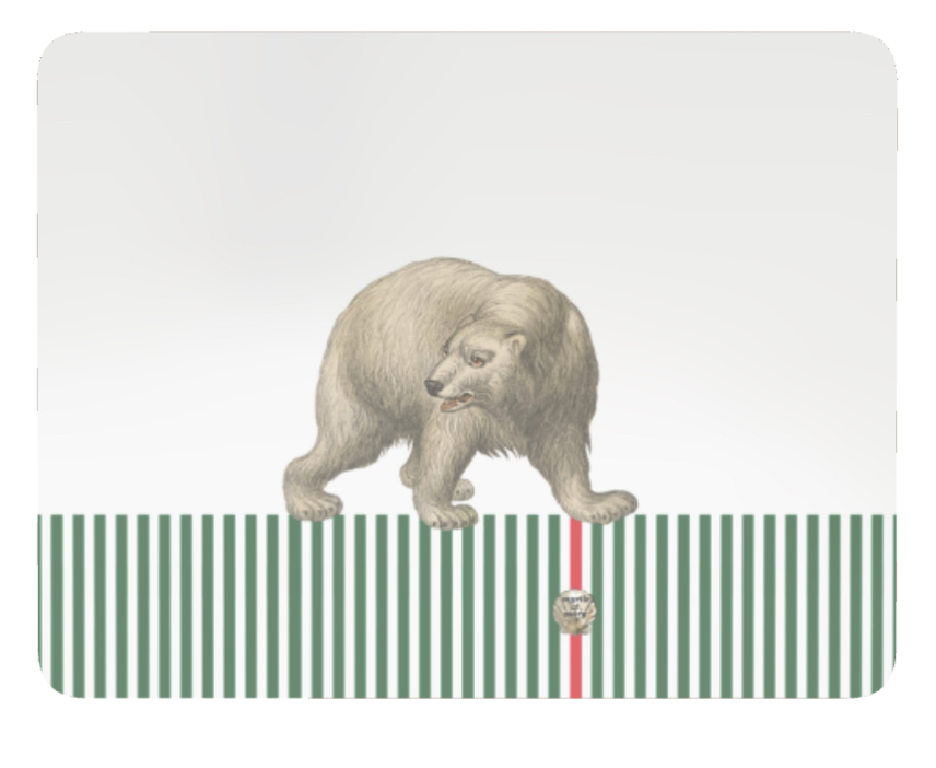 Candy Cane Placements - Set of 4 green