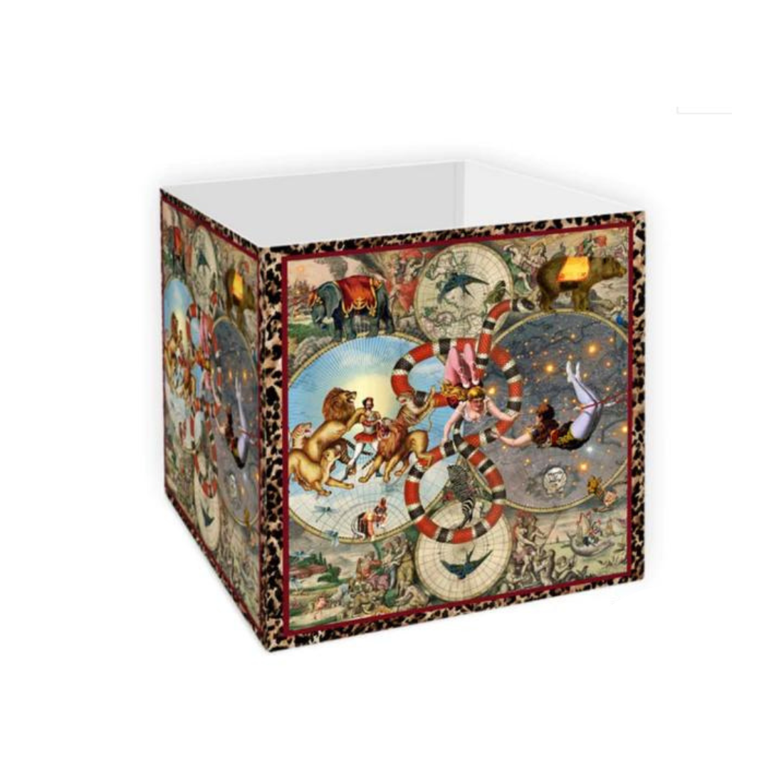 Le Cirque Du Monde Square Lampshade - Lux Soft Touch Velvet