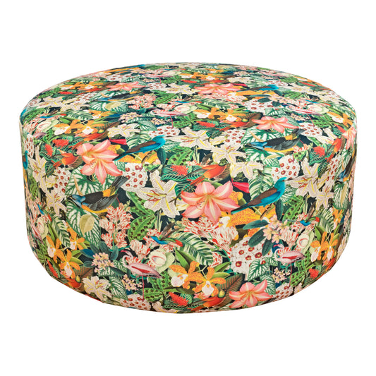 Round Pouffe - Tropical Bomb