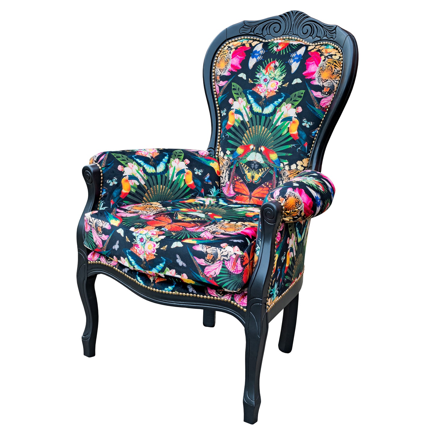 Crested Michael Chair - Paradise Lost Noir