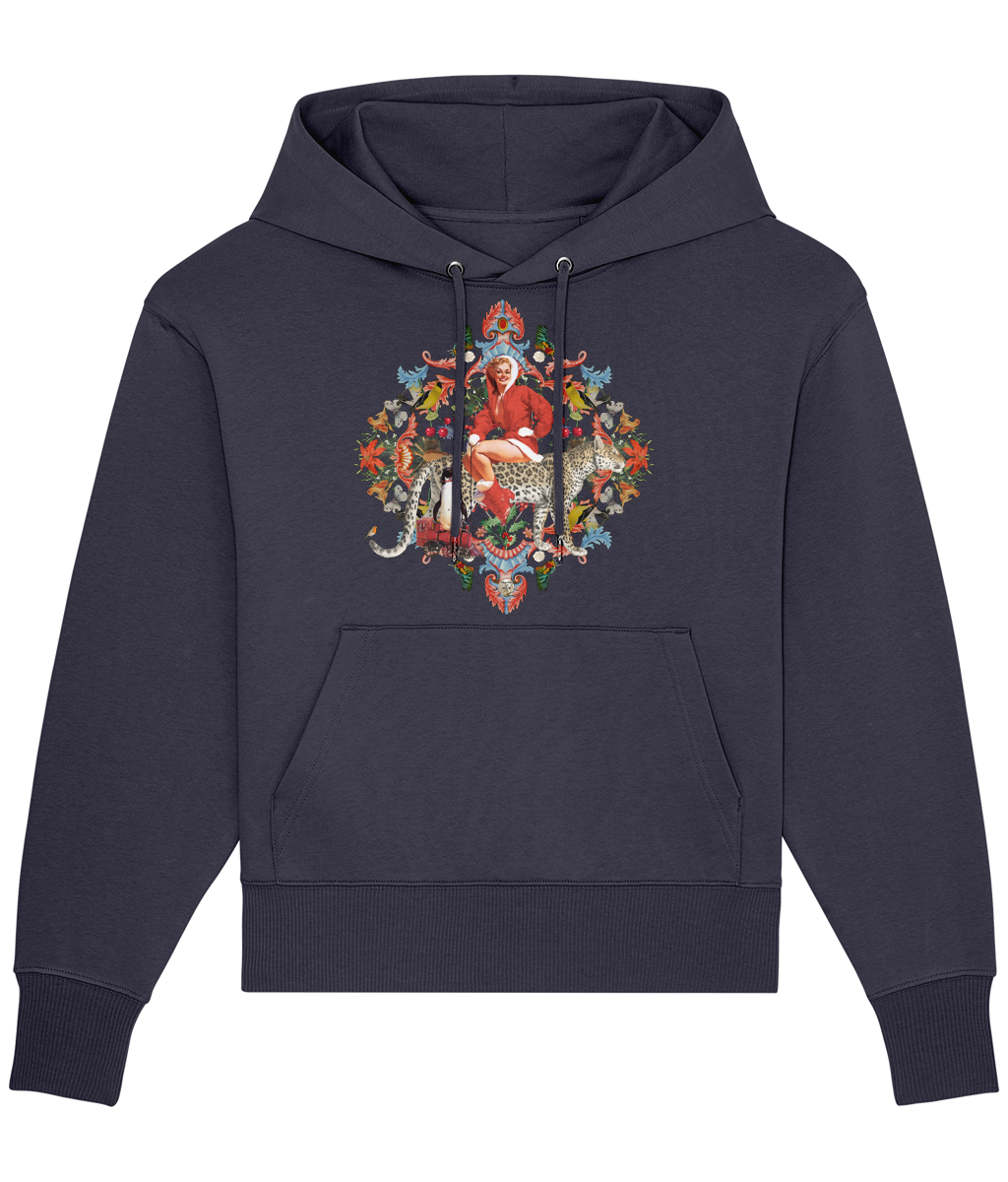 Noelle Christmas Hoodie - Navy