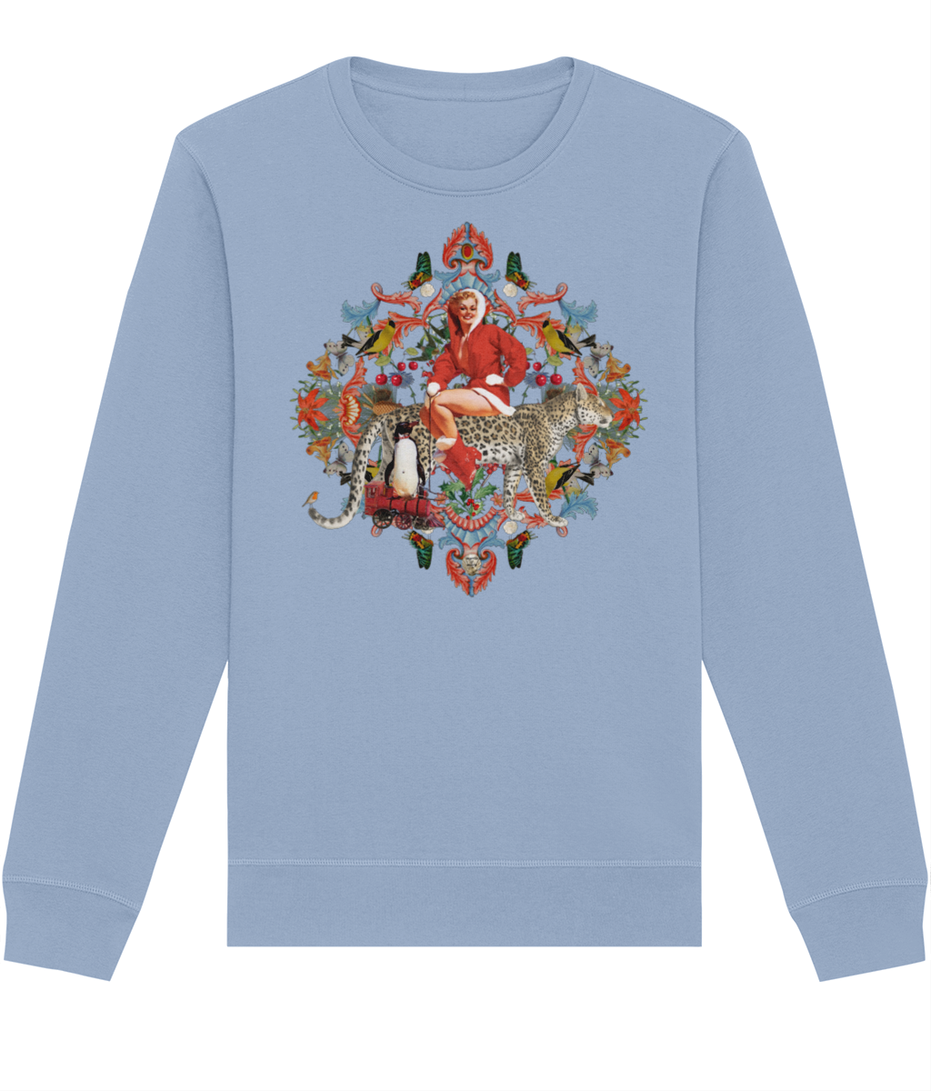 Noelle Christmas Jumper - Vintage Blue