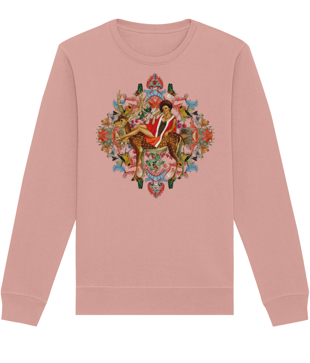 Queenie Christmas Jumper - Vintage Pink