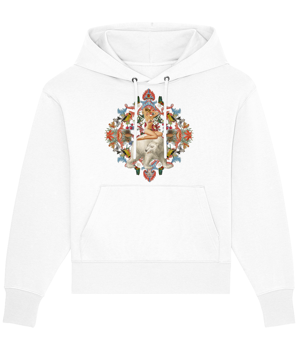 Angel Christmas Hoodie - Ice White