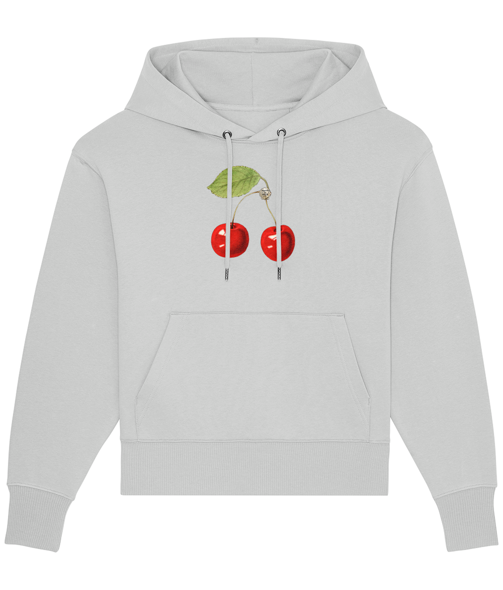 Cherry Bomb Organic Lux Hoodie - Heather Grey
