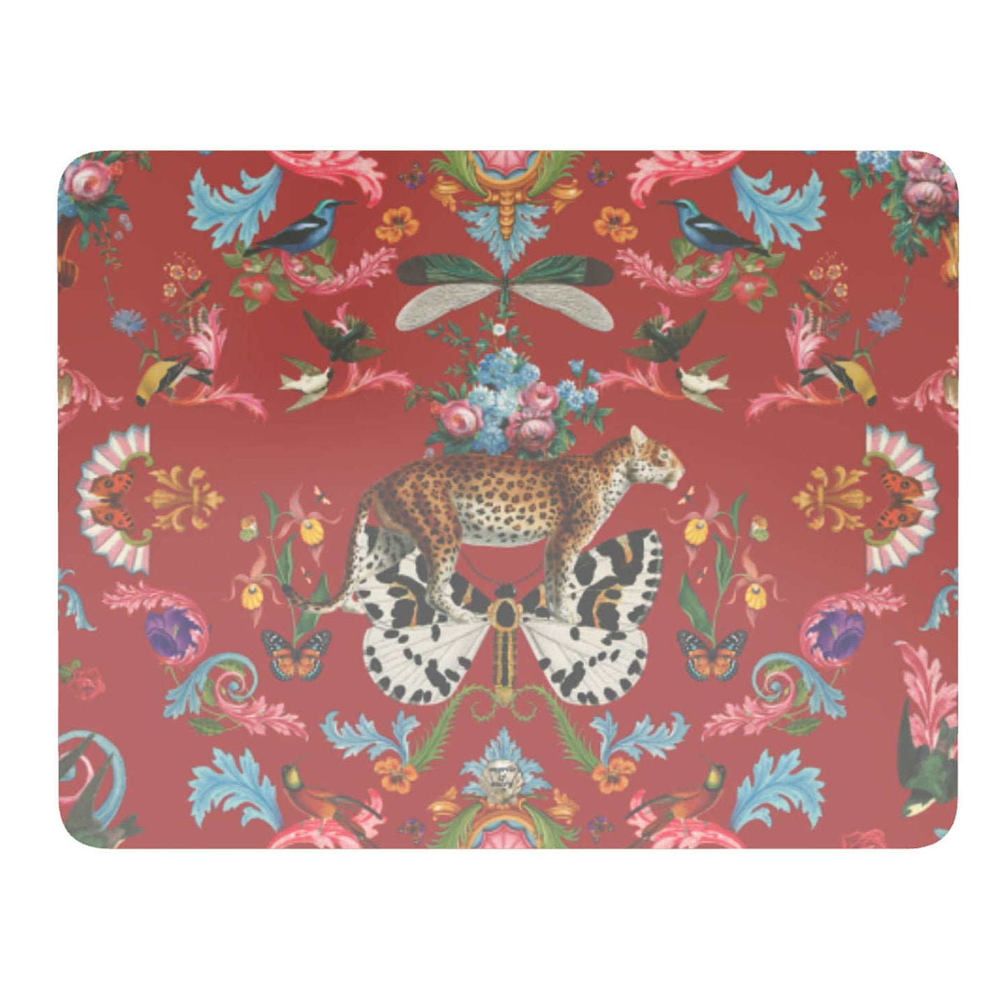 Menagerie Placements Set of 4 - Red Berry