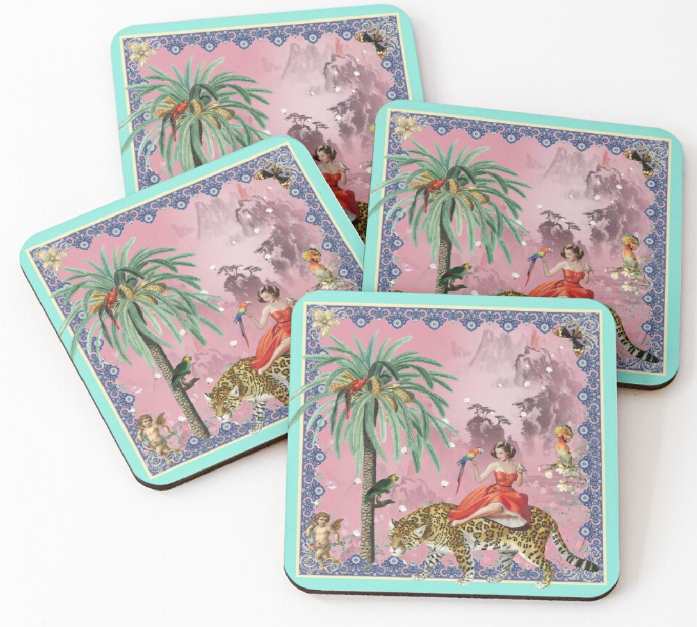 Mary Coasters Set of Four