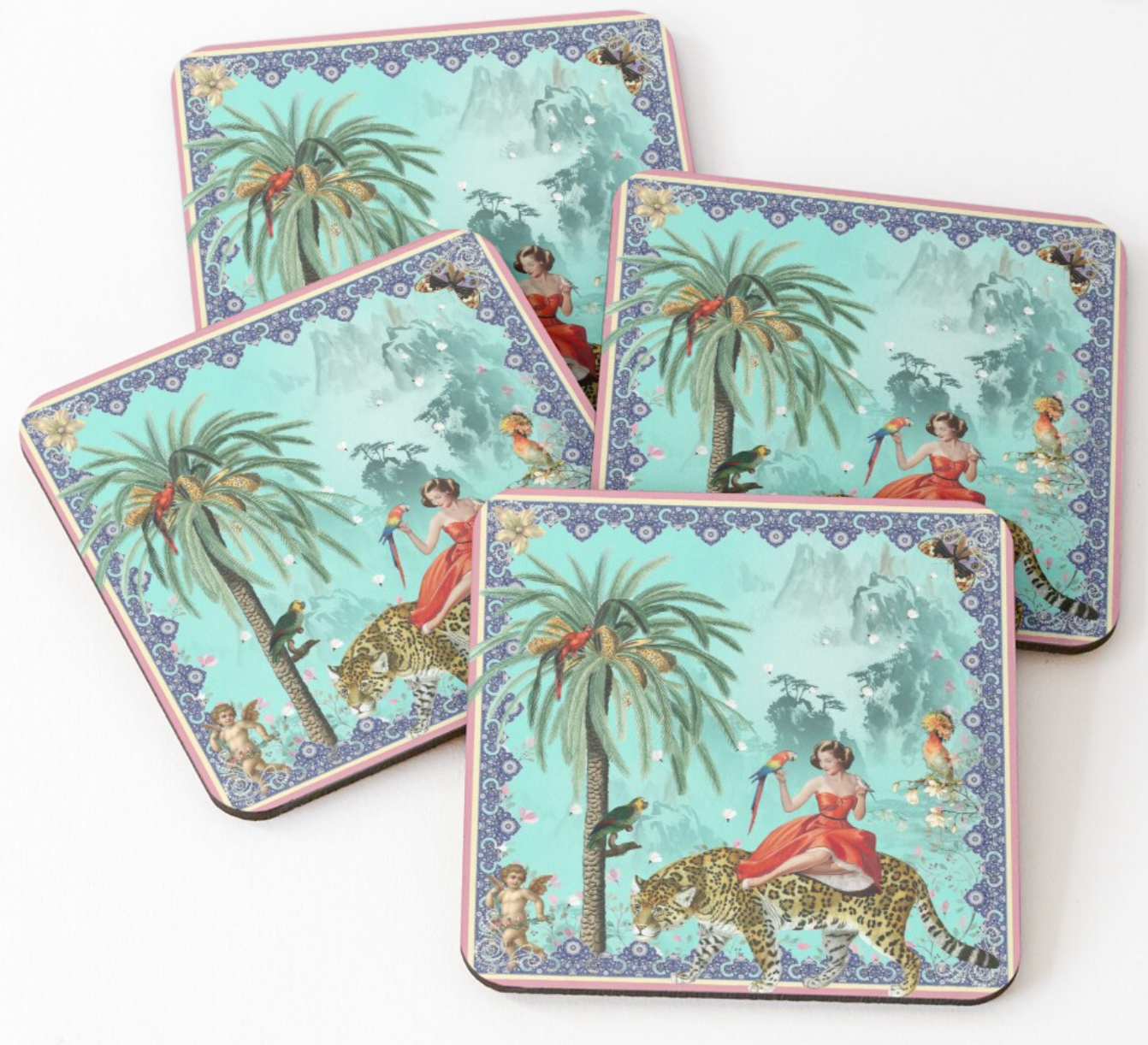 Mary Coasters Set of Four