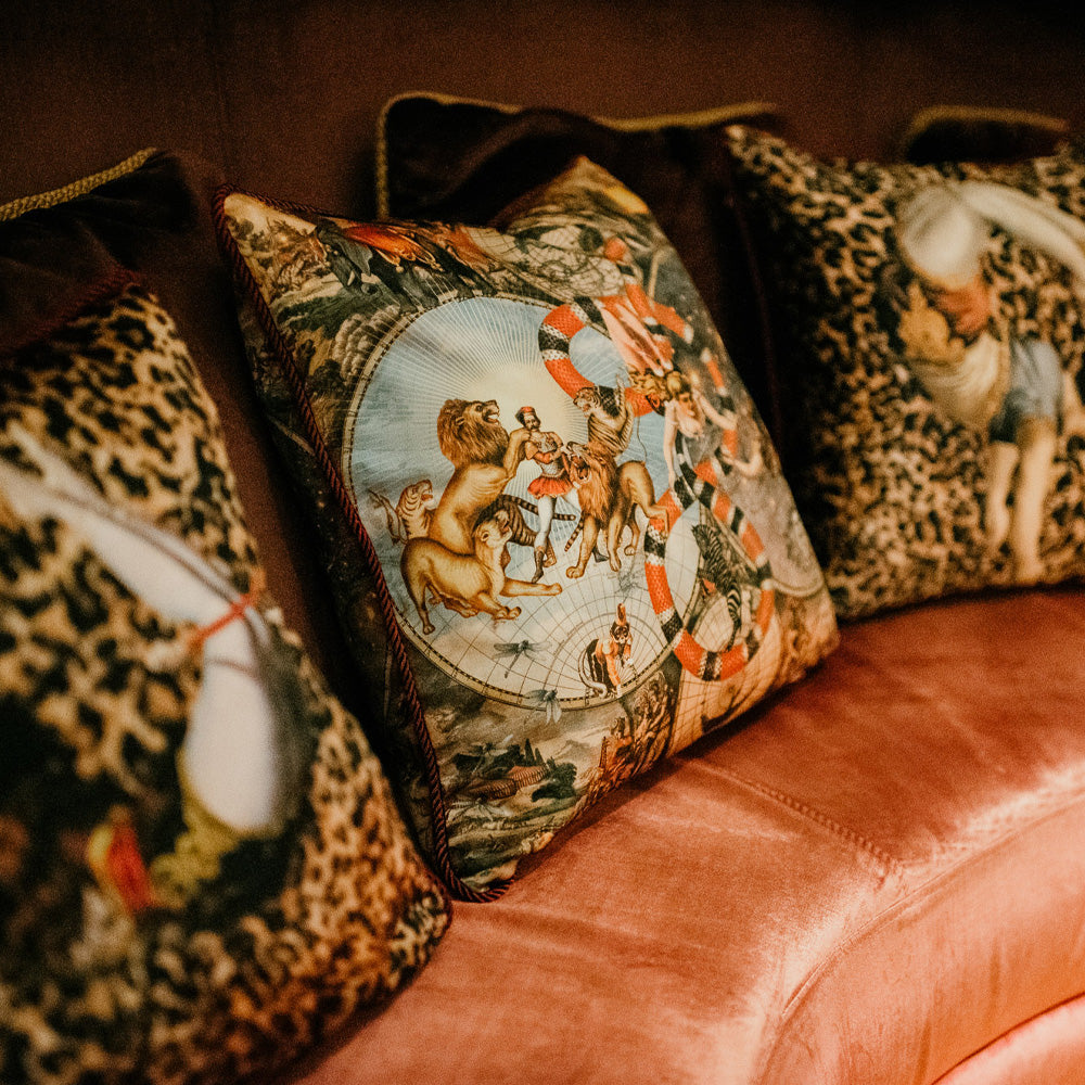 Le Cirque Du Monde Silk Cushion