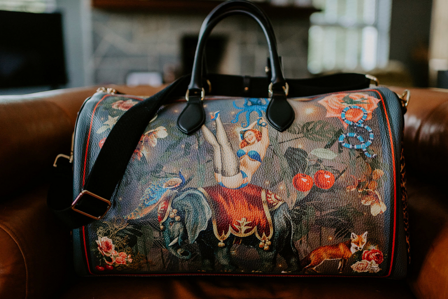 FiFi Weekender Leather Duffle Bag