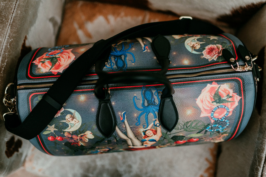 FiFi Weekender Leather Duffle Bag