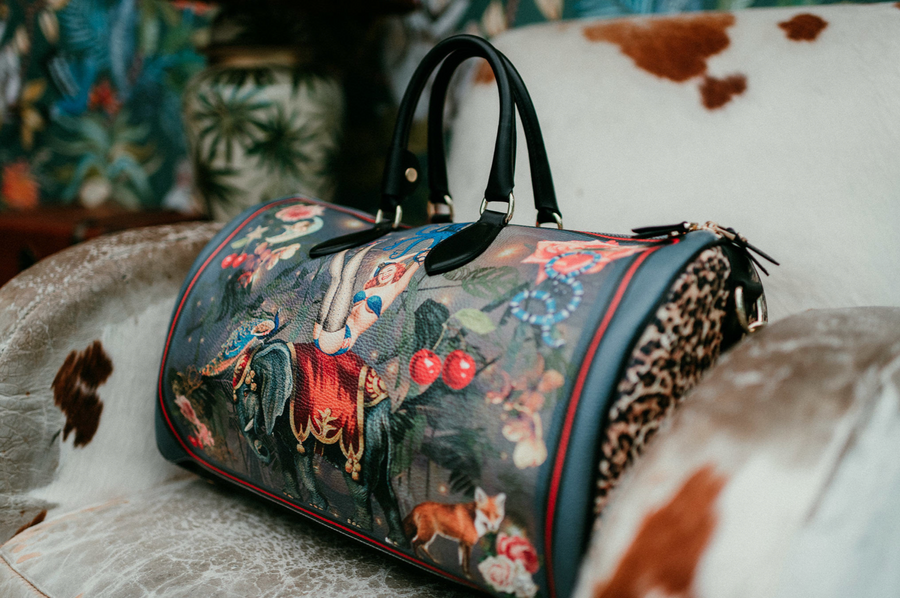 FiFi Weekender Leather Duffle Bag