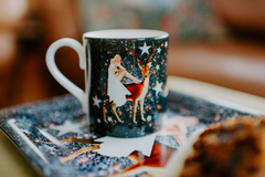 Festive Celeste Bone China Mug