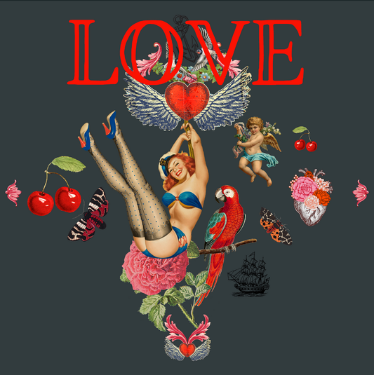 Cherry Love Bomb Print - Ink'd