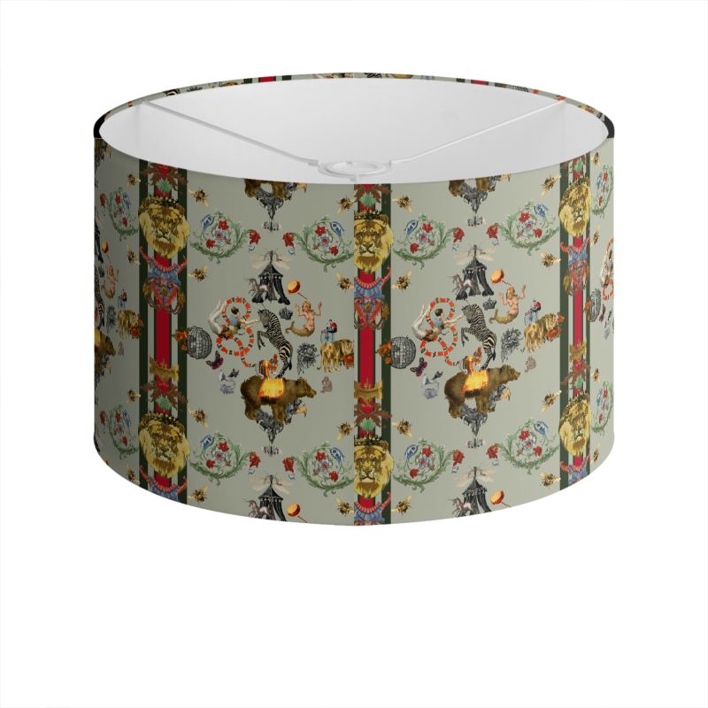 Circus Circus Drum Lampshade Library Book