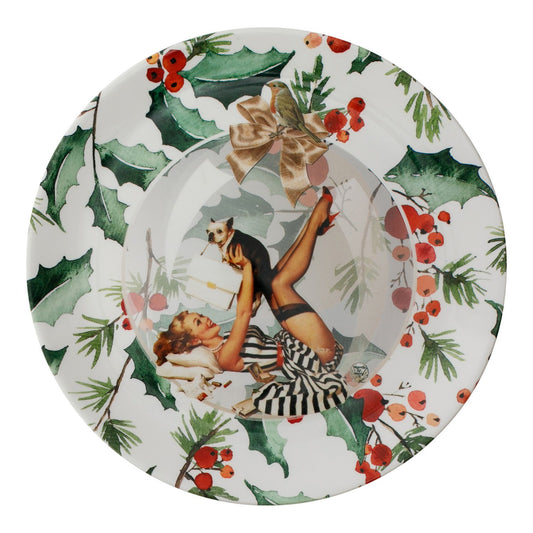 Holly Bone China Plate