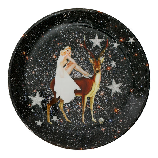 Festive Celeste Bone China Plate