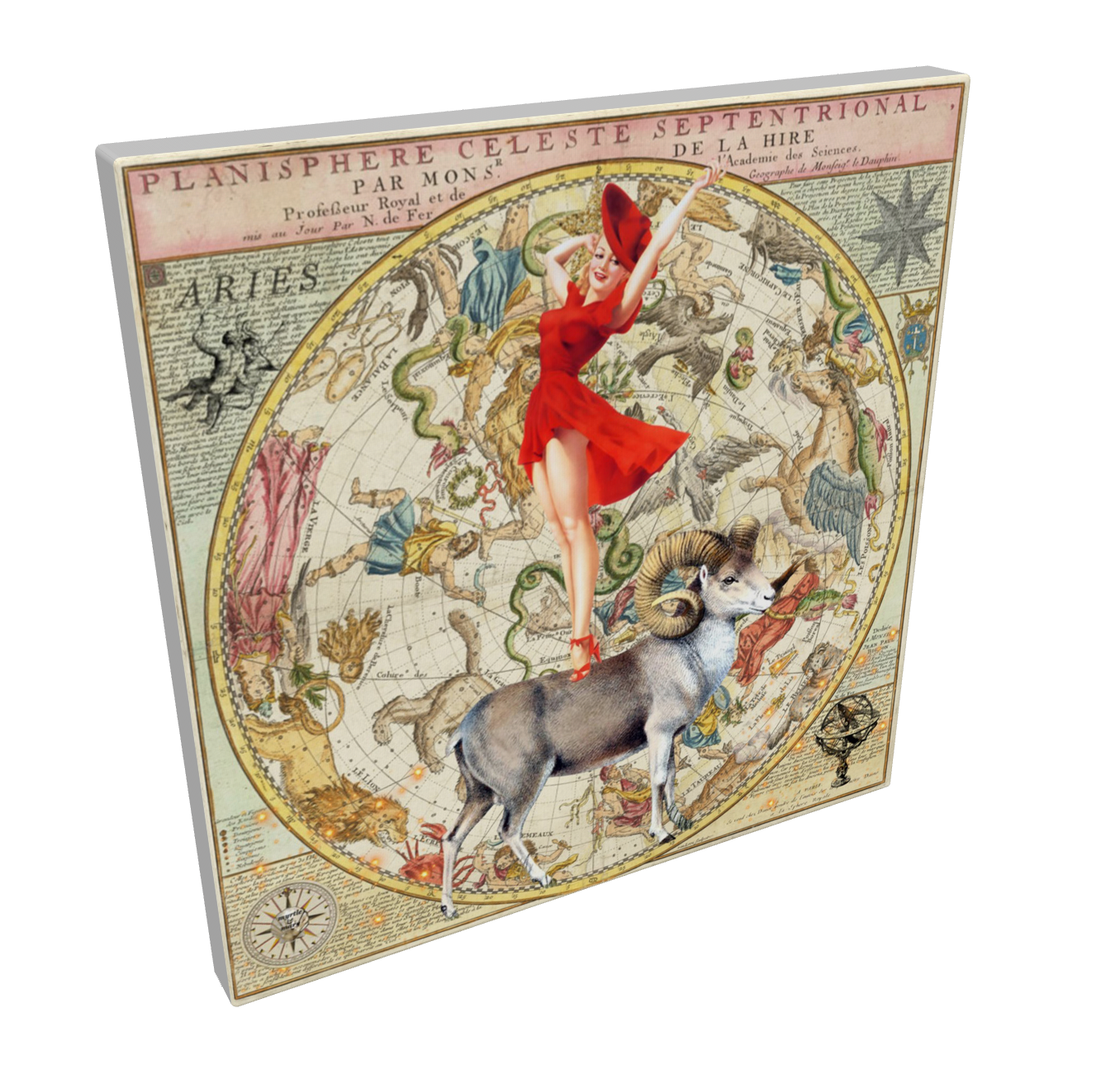 Aries Zodiac Canvas