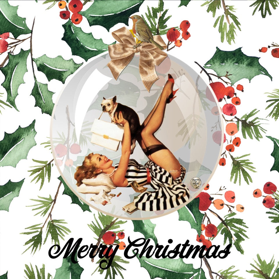 Myrtle and Mary Christmas Cards Pack of Five