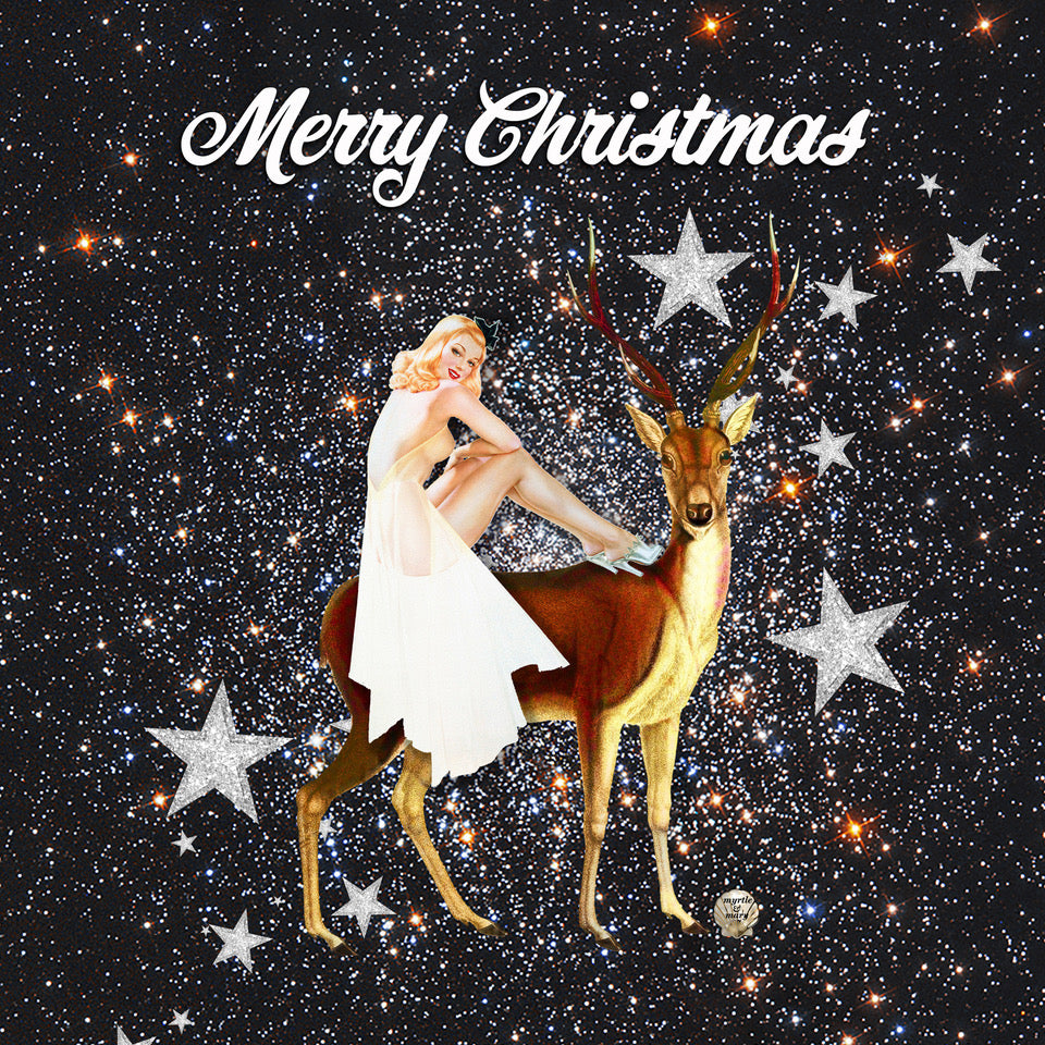 Myrtle and Mary Christmas Cards Pack of Five