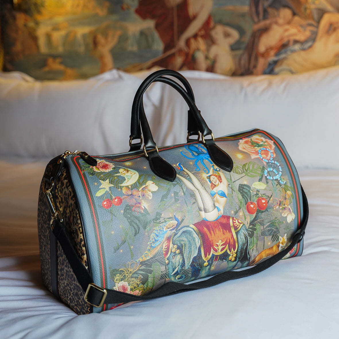 FiFi Weekender Leather Duffle Bag
