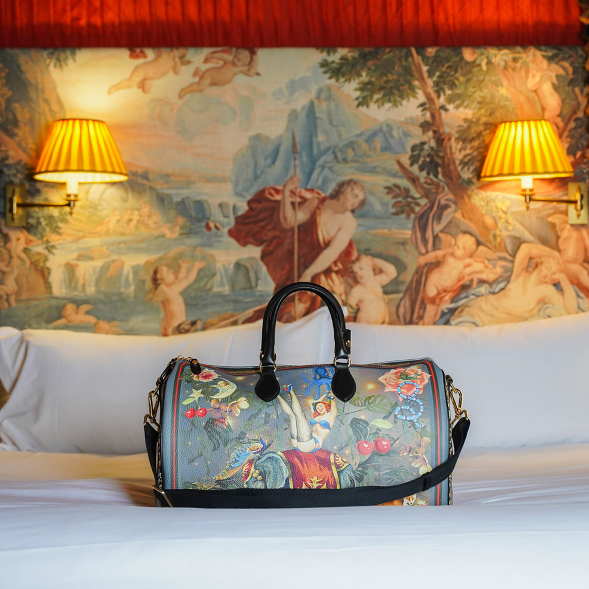 FiFi Weekender Leather Duffle Bag