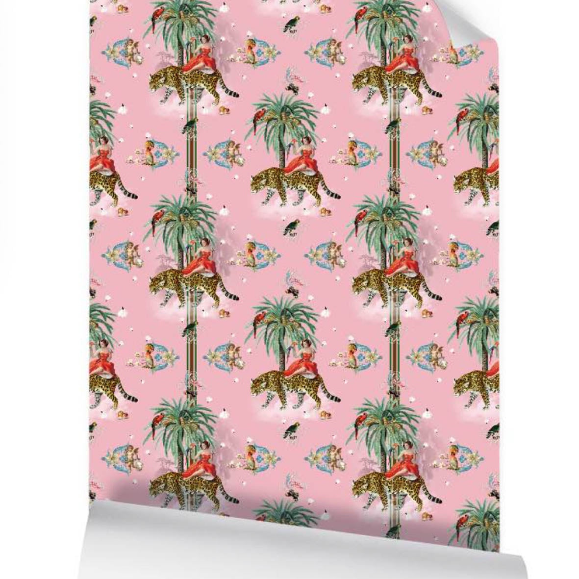 Garden of Eden Petite Wallpaper 70cm - Candy Floss