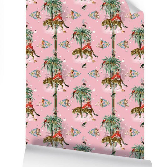 Garden of Eden Petite Wallpaper 70cm - Candy Floss