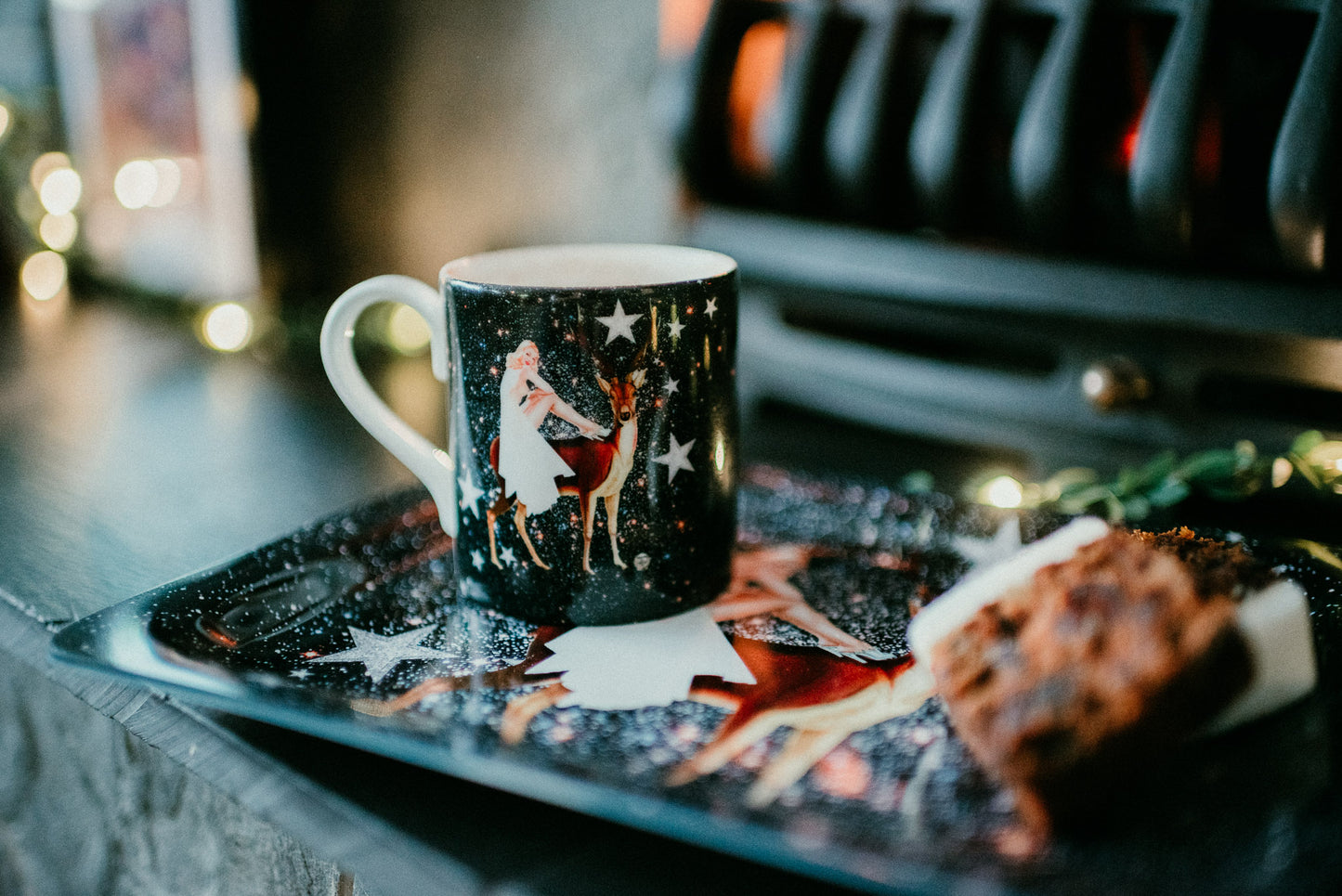 Festive Celeste Small Tray