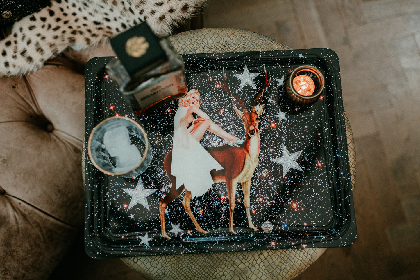 Festive Celeste Large Tray