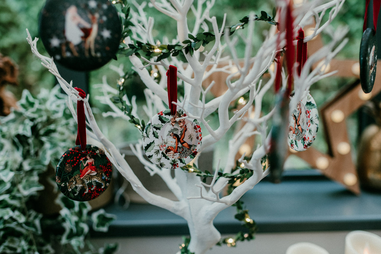 Festive Celeste Handmade Christmas Ornament