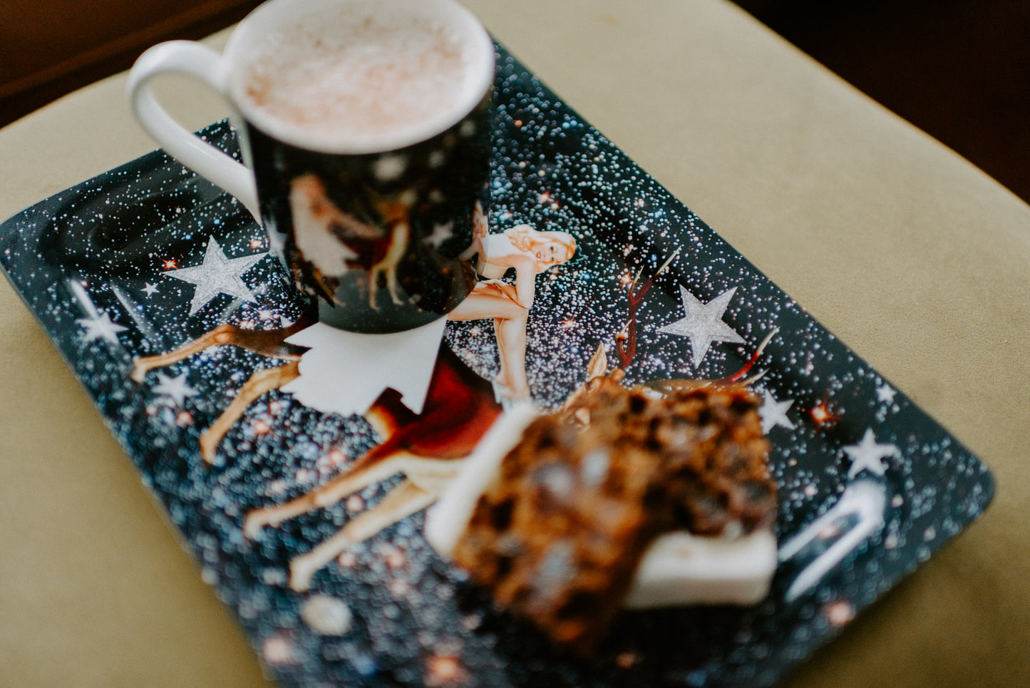 Festive Celeste Bone China Mug