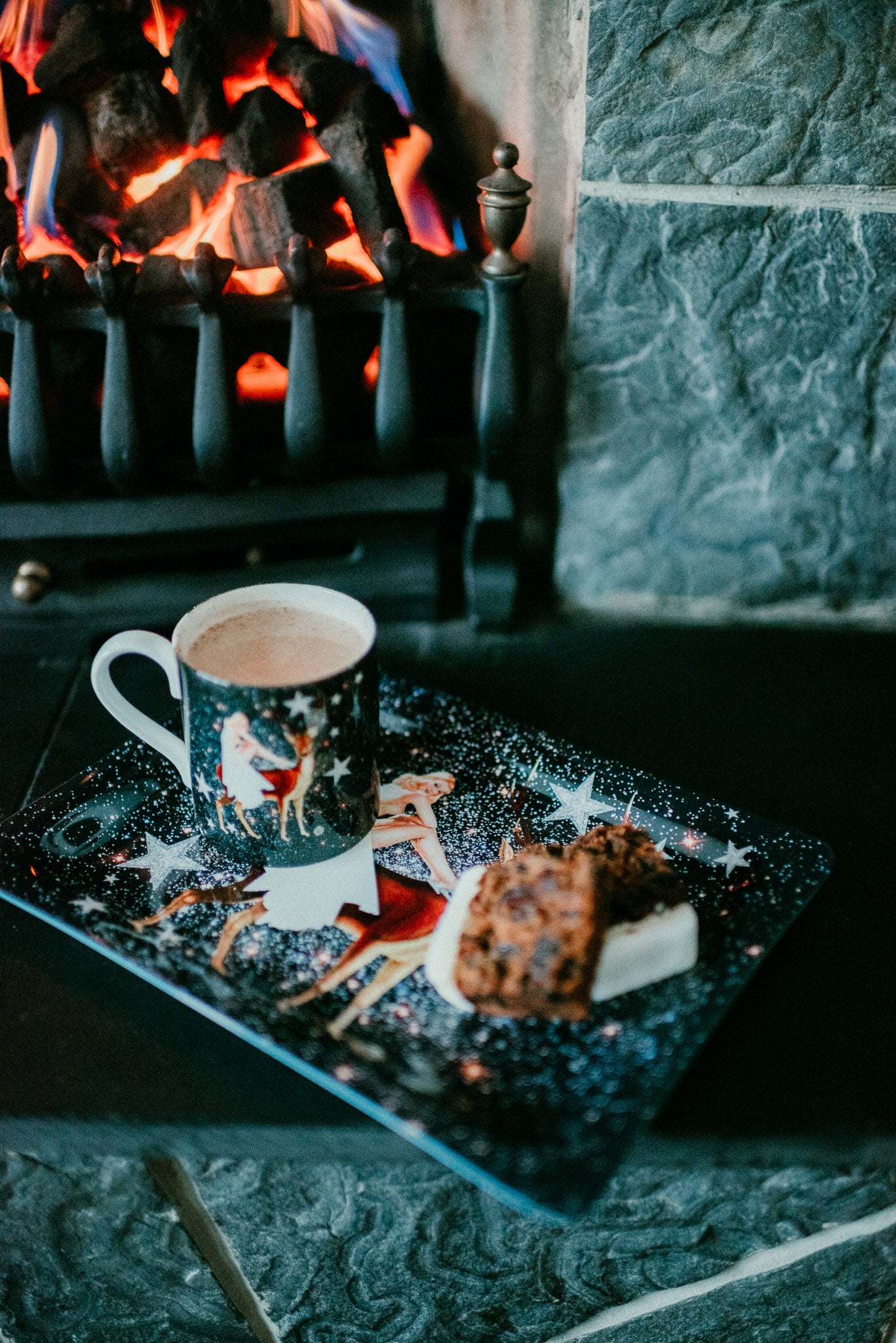 Festive Celeste Small Tray