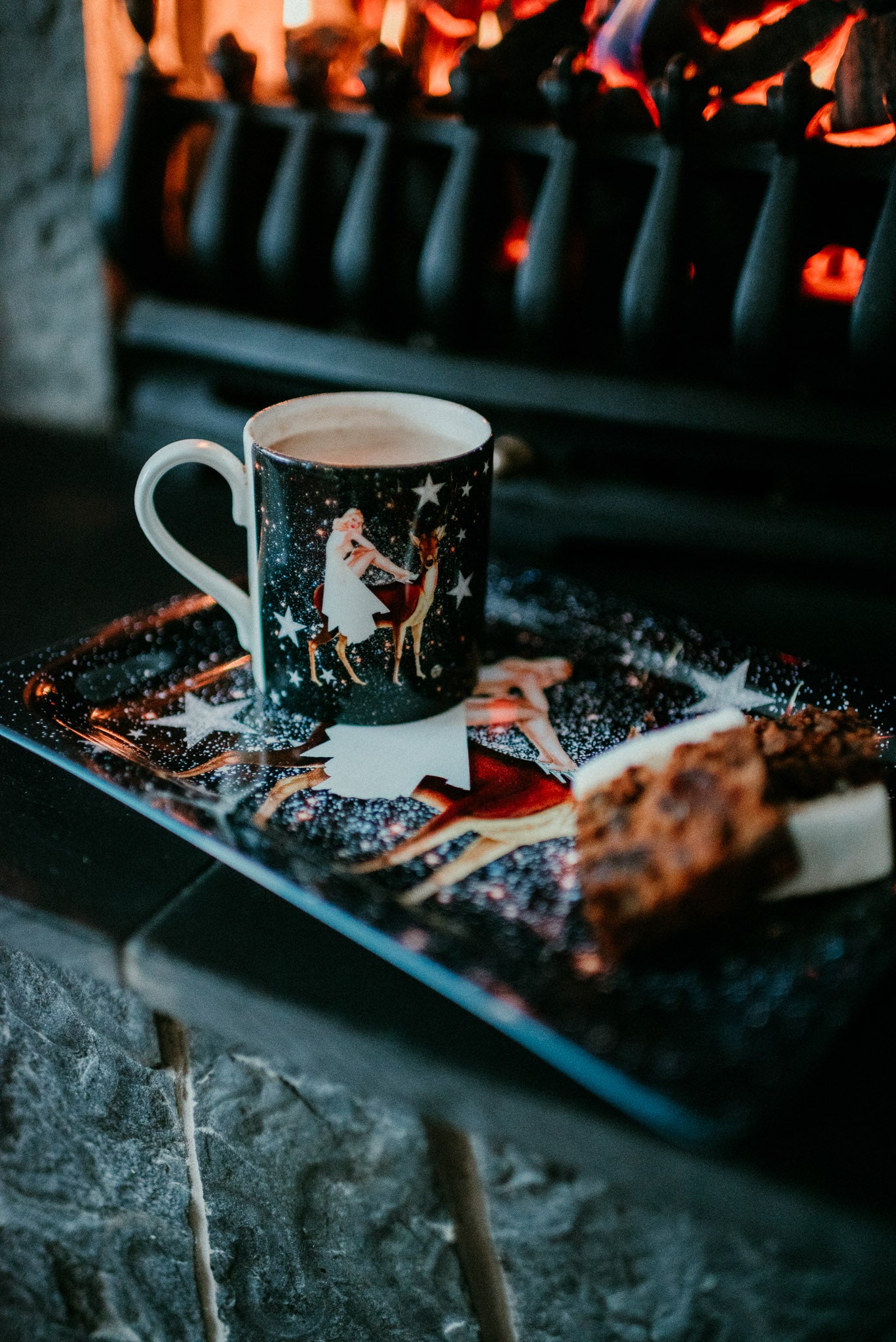 Festive Celeste Bone China Mug