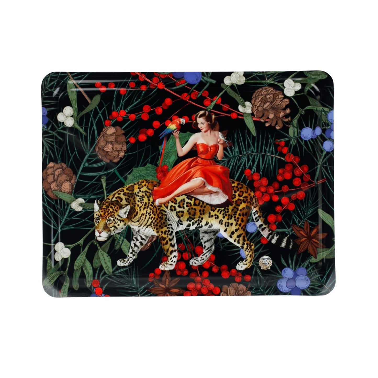 Festive Mary Small Tray