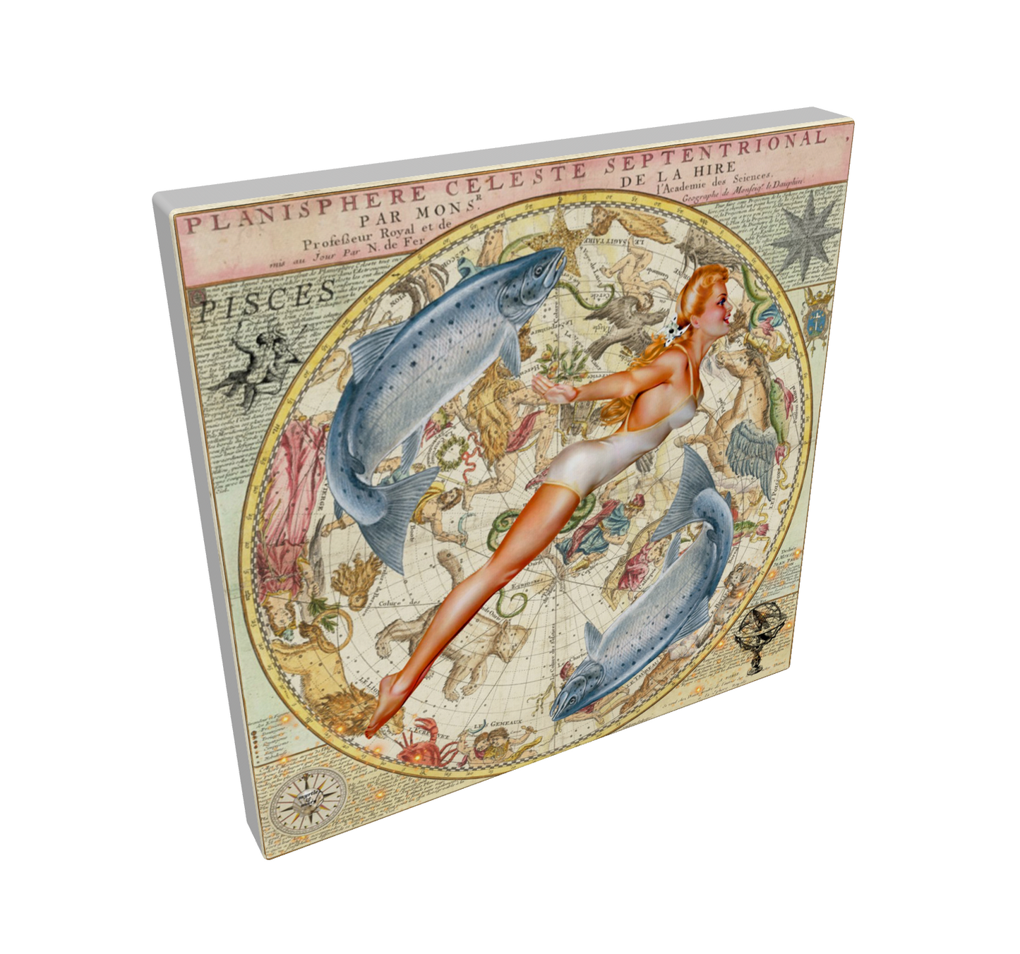 Pisces Zodiac Canvas