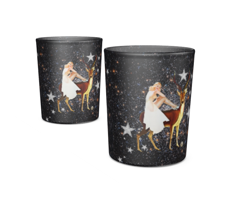 Festive Celeste shot glasses with gift tin
