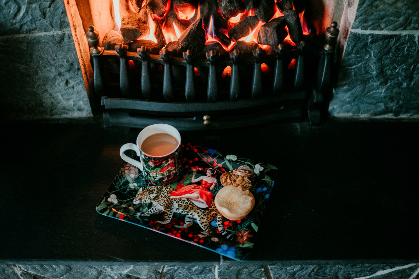 Festive Mary Small Tray