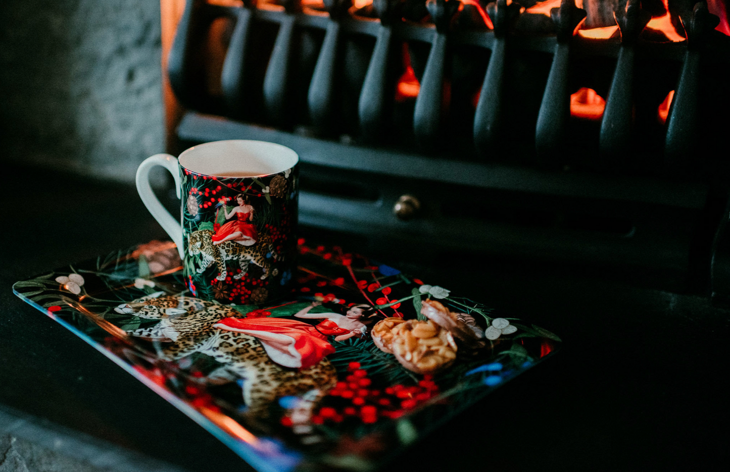 Festive Mary Small Tray