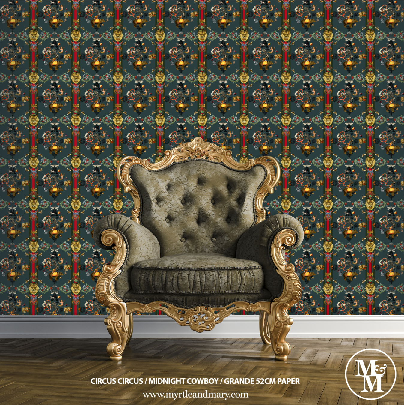 Circus Circus Grande Wallpaper 52cm Midnight Cowboy