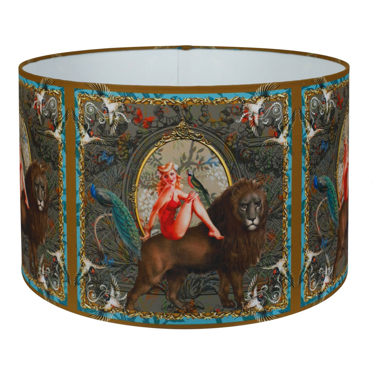 Myrtle Drum Lamp Shade Gold